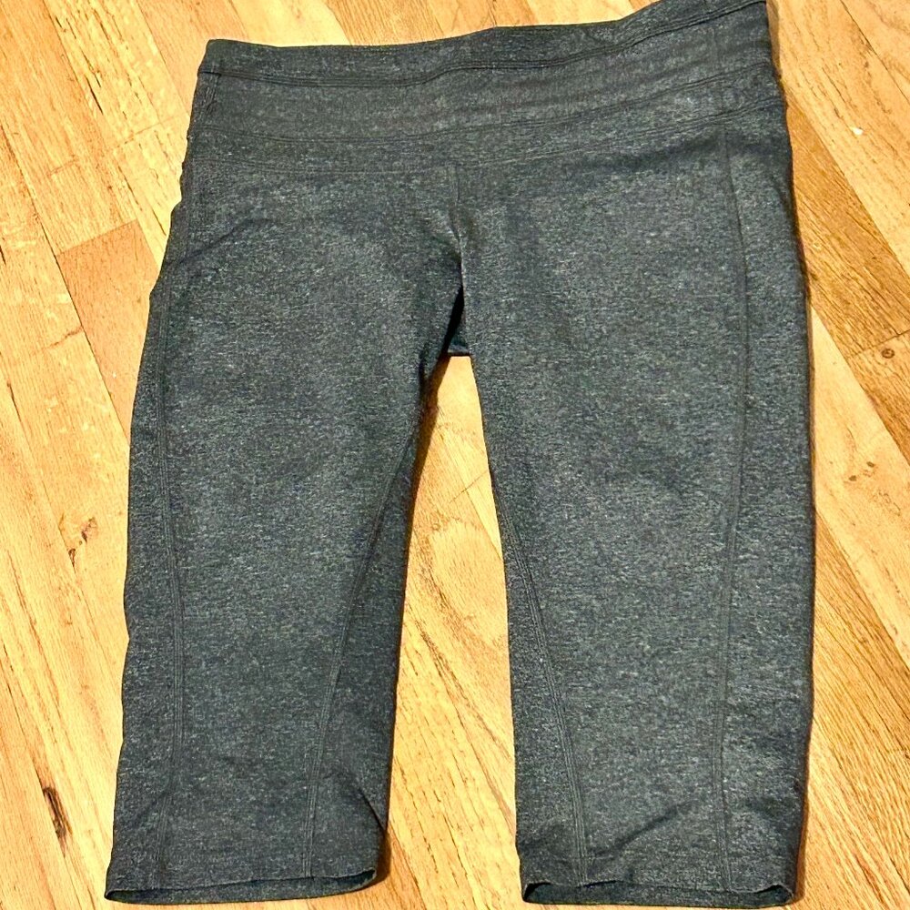 Prana Capri Length Grey M Yoga Leggings Knickers